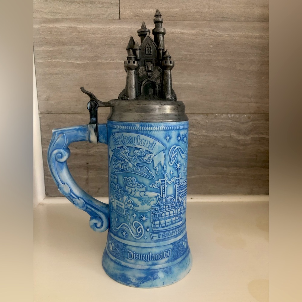 Disneyland 60th Anniversary Castle Stein Mug Cup Disney Parks
